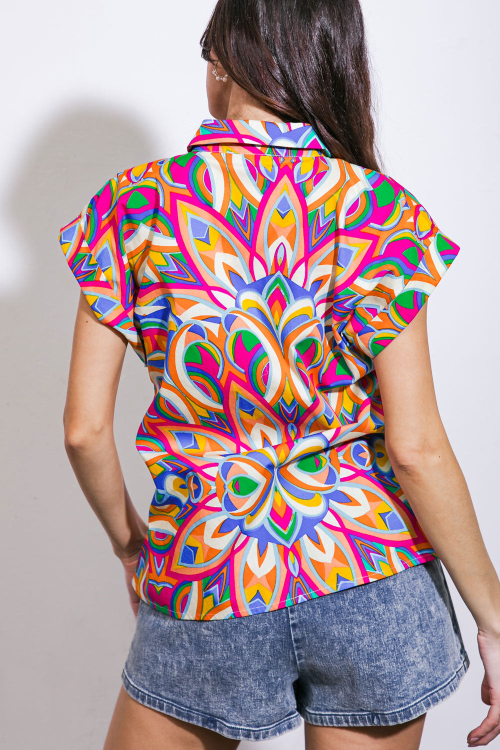 BEAUTIFUL BEGINNINGS WOVEN TOP Flying Tomato